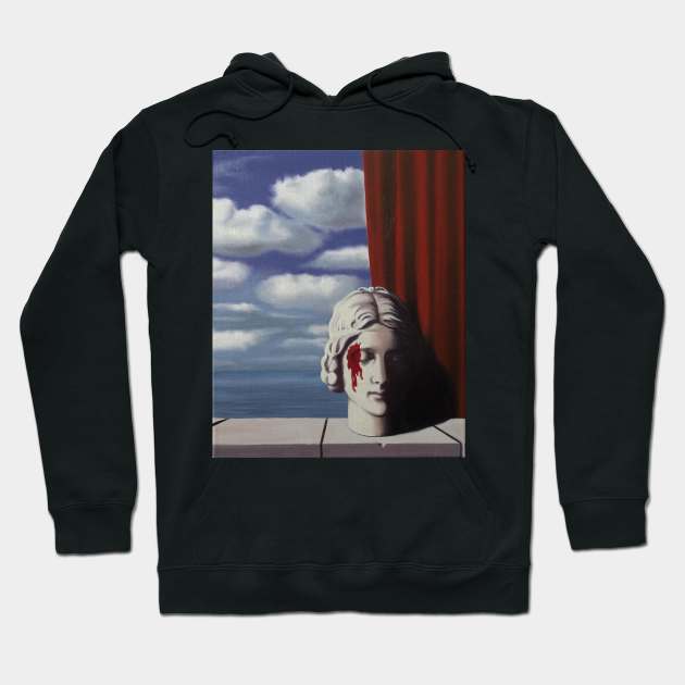 Rene Magritte Head and Bloods Hoodie by mgpeterson590